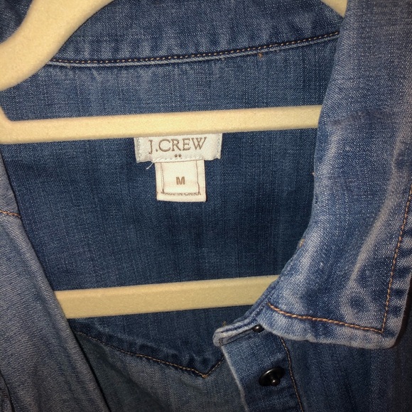 Jcrew Jean button up top - Picture 3 of 3